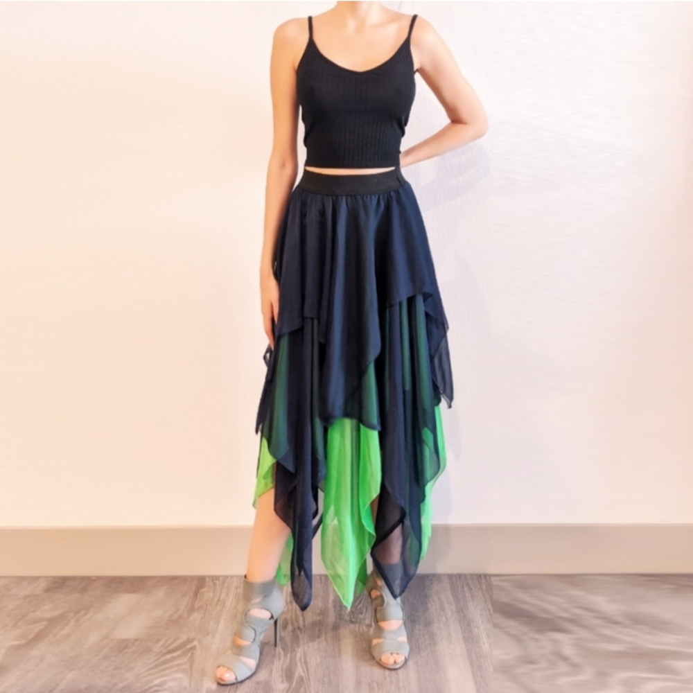 TULLE MAXI SKIRT